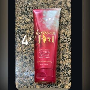 Lot of 4 Bath & body works forever red lotion lot ultra shea cream